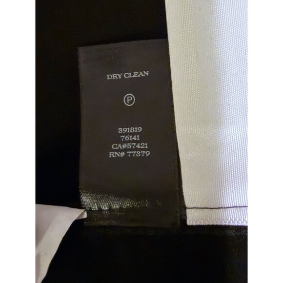 New Ann Taylor Midi Dress 12 Stretch Jersey Shift Military Buttons Minimalist - Picture 11 of 11